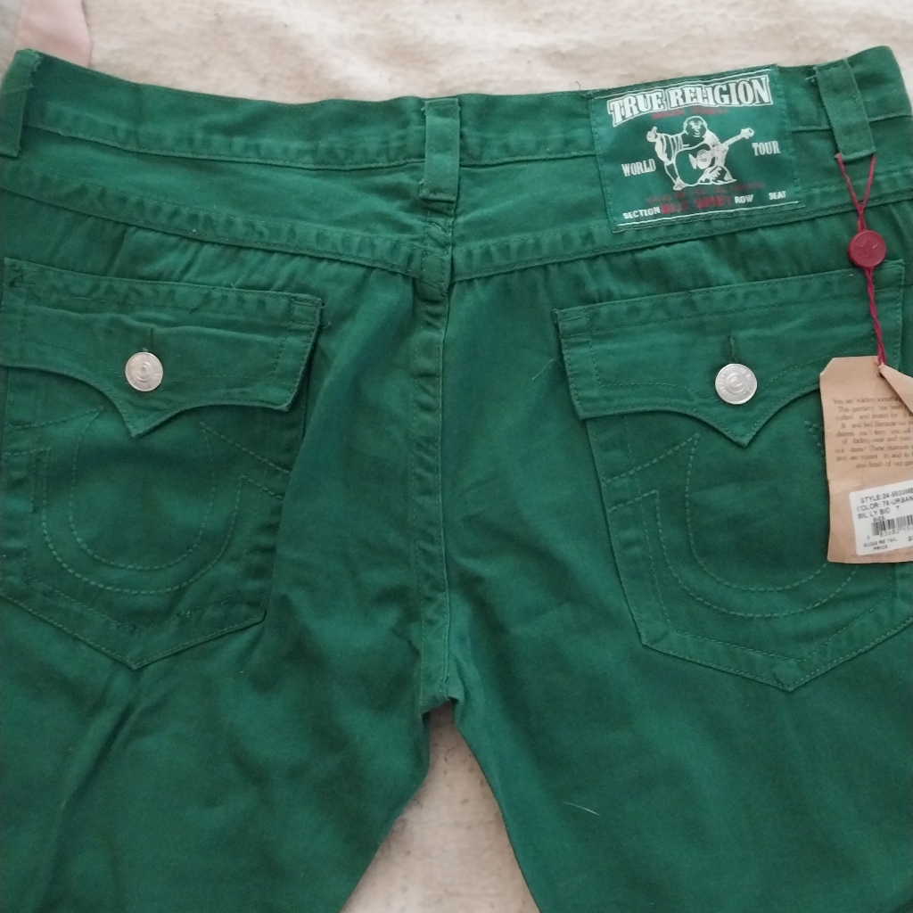 True Religion Brand Green Pants Size 42